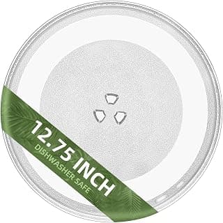 12.75" Microwave Plate Replacement for GE Microwave Glass Plate | WB49X10129, Kenmore Microwave Glass Plate 1B71961H Compatible With WP8172138 12 3/4 inch Whirlpool Microwave Plate